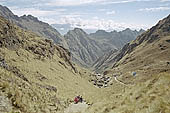 The Inca Trail, the Dead Woman pass 